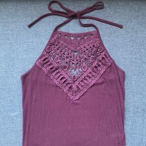Halter top bodysuit